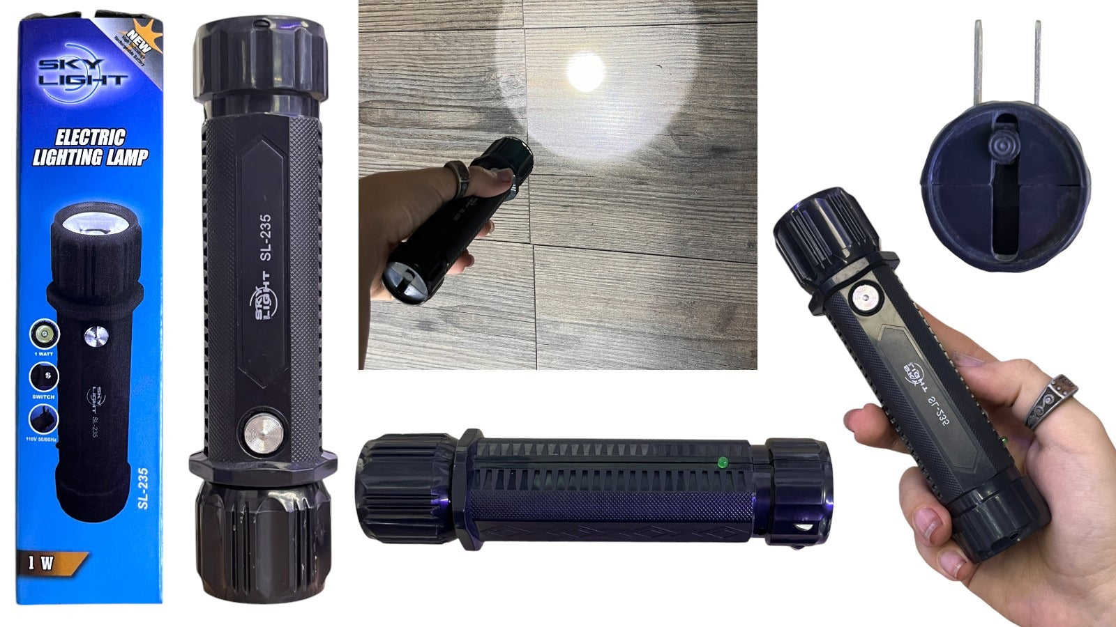 LINTERNA RECARGABLE 1W LINTERNA RECARGABLE 1W
